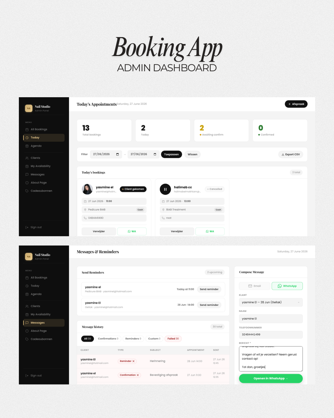 Admin Dashboard